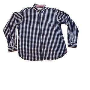 Shirt By Shirt Men’s Blue Checkered Long Sleeve Button Down Shirt Size XL